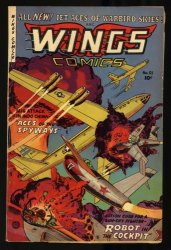 Cover Scan: Wings comics #121 VG- 3.5 - Item ID #417069