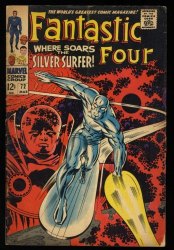 Cover Scan: Fantastic Four #72 GD/VG 3.0 Silver Surfer Watcher Stan Lee Jack Kirby! - Item ID #417438