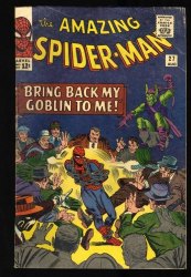 Cover Scan: Amazing Spider-Man #27 VG 4.0 Appearance of Green Goblin! - Item ID #419516