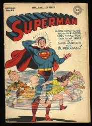 Cover Scan: Superman #40 VG- 3.5 Mr. Mxyztplk Appearance! - Item ID #419697