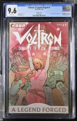 Cover Scan: Voltron: A Legend Forged (2008) #1 CGC NM+ 9.6 Frison Variant - Item ID #422360