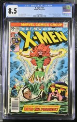 Cover Scan: X-Men #101 CGC VF+ 8.5 Origin and 1st Appearance of Phoenix!!! - Item ID #422364