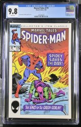 Cover Scan: Marvel Tales #179 CGC NM/M 9.8 Reprints Amazing Spider-Man #40 Green Goblin! - Item ID #422367