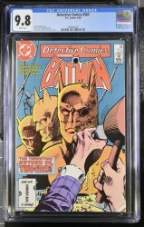 Cover Scan: Detective Comics #563 CGC NM/M 9.8 White Pages Batman Two-Face! - Item ID #422382