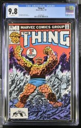 Cover Scan: The Thing (1983) #1 CGC NM/M 9.8 White Pages John Byrne Cover and story! - Item ID #422386