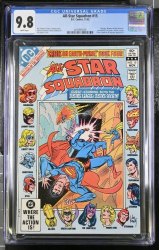 Cover Scan: All-Star Squadron #15 CGC NM/M 9.8 White Pages Masters of the Universe Preview! - Item ID #422387