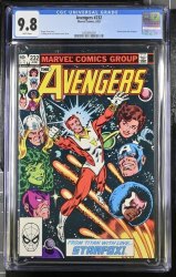 Cover Scan: Avengers #232 CGC NM/M 9.8 1st Eros as Starfox! Iron Man and Wizard Cameo! - Item ID #422388