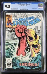 Cover Scan: Amazing Spider-Man #251 CGC NM/M 9.8 White Pages Hobgoblin Appearance! - Item ID #422390