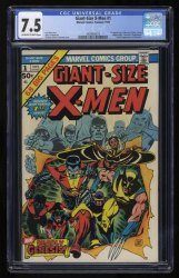 Cover Scan: Giant-Size X-Men #1 CGC VF- 7.5 1st Appearance New Team! Storm! - Item ID #422566