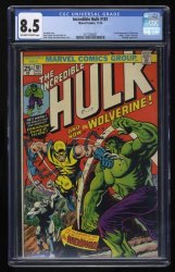 Cover Scan: Incredible Hulk #181 CGC VF+ 8.5 1st Full Appearance Wolverine! - Item ID #422568