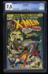 Cover Scan: X-Men #94 CGC VF- 7.5 White Pages New Team Begins Sunfire Leaves! Cockrum Art! - Item ID #422583