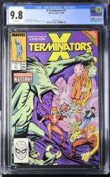 Cover Scan: X-Terminators (1988) #1 CGC NM/M 9.8 White Pages - Item ID #423293