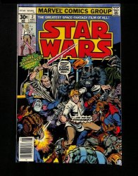 Cover Scan: Star Wars (1977) #2 VF 8.0 1st Obi-Wan Kenobi Han Solo Chewbacca!! - Item ID #424290