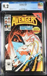 Cover Scan: Avengers #260 CGC NM- 9.2 White Pages Cover by John Byrne! Firelord App.! - Item ID #424570