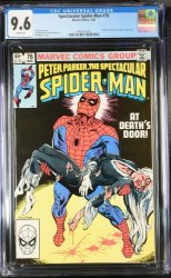 Cover Scan: Spectacular Spider-Man #76 CGC NM+ 9.6 White Pages - Item ID #424578