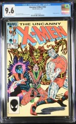 Cover Scan: Uncanny X-Men #192 CGC NM+ 9.6 John Romita Art! New Mutants! Warlock! - Item ID #424580