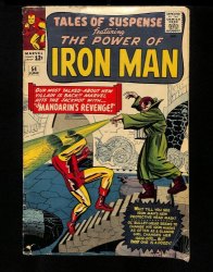 Cover Scan: Tales Of Suspense #54 GD/VG 3.0 Iron Man! 2nd Appearance Mandarin! - Item ID #424751