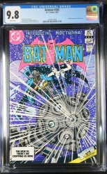 Cover Scan: Batman #363 CGC NM/M 9.8 White Pages 1st Nocturna! - Item ID #424840