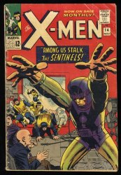 Cover Scan: X-Men #14 VG- 3.5 1st Appearance Sentinels! Stan Lee! - Item ID #425374