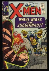 Cover Scan: X-Men #13 FN/VF 7.0 2nd Appearance Juggernaut! Human Torch! Stan Lee! - Item ID #425375