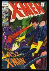 Cover Scan: X-Men #59 FN+ 6.5 Neal Adams Cover! The Last X-Man! - Item ID #425380