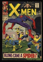 Cover Scan: X-Men #35 FN 6.0 Spider-Man! 1st Appearance of Changeling! - Item ID #425385