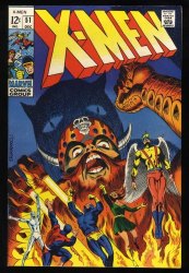 Cover Scan: X-Men #51 FN 6.0 1st Appearance Erik the Red! - Item ID #425401