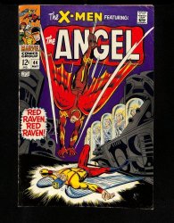 Cover Scan: X-Men #44 VG/FN 5.0 1st Appearance Silver Age Red Raven! Angel! - Item ID #426079