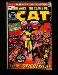 Cover Scan: Cat #1 FN- 5.5 Origin Issue! 1st Appearance Greer Grant (Tigra)! - Item ID #426096