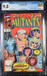 Cover Scan: New Mutants #87 CGC NM/M 9.8 White Pages 1st Full Appearance of Cable! - Item ID #426330