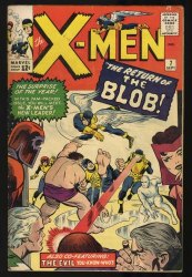 Cover Scan: X-Men #7 Fair 1.0 Blob! Magneto! Scarlet Witch Appearances! - Item ID #426852