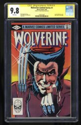 Cover Scan: Wolverine (1982) #1 CGC NM/M 9.8 SS Signed Frank Miller! - Item ID #429278