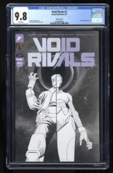 Cover Scan: Void Rivals #1 CGC NM/M 9.8 White Pages De Felici Black and White Sketch Variant - Item ID #429295