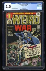 Cover Scan: Weird War Tales #1 CGC VG 4.0 Off White to White Joe Kubert Cover Art! - Item ID #429300