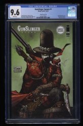 Cover Scan: Gunslinger Spawn #1 CGC NM+ 9.6 White Pages ZA Variant - Item ID #429339