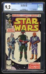 Cover Scan: Star Wars #42 CGC NM- 9.2 White Pages 1st Appearance Boba Fett! Yoda App.! - Item ID #429402