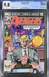 Cover Scan: Avengers #228 CGC NM/M 9.8 White Pages Trial of YellowJacket! - Item ID #431439