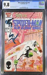 Cover Scan: Web of Spider-Man #23 CGC NM/M 9.8 White Pages Vince Colletta Art! - Item ID #431440