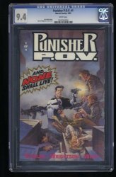 Cover Scan: Punisher: P.O.V. (1991) #1 CGC NM 9.4 White Pages - Item ID #431583