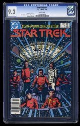 Cover Scan: Star Trek (1984) #1 CGC NM- 9.2 White Pages - Item ID #431585