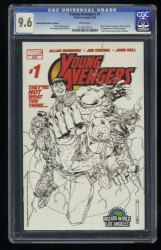 Cover Scan: Young Avengers (2005) #1 CGC NM+ 9.6 Wizard World Sketch Variant - Item ID #431595