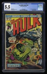 Cover Scan: Incredible Hulk (1962) #180 CGC FN- 5.5 1st Cameo Appearance of Wolverine! - Item ID #432427