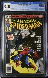 Cover Scan: Amazing Spider-Man #194 CGC NM/M 9.8 Newsstand Variant 1st App Black Cat! - Item ID #432466