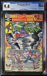 Cover Scan: Amazing Spider-Man #222 CGC NM 9.4 White Pages 1st Appearance Speed Demon! - Item ID #432467