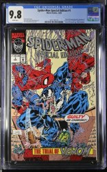 Cover Scan: Spider-Man Special Edition (1992) #1 CGC NM/M 9.8 UNICEF Trial of Venom! - Item ID #432476