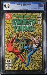 Cover Scan: Saga of Swamp Thing #10 CGC NM/M 9.8 White Pages - Item ID #432478