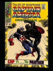 Cover Scan: Tales Of Suspense #98 VG/FN 5.0 Black Panther Captain America! - Item ID #432792