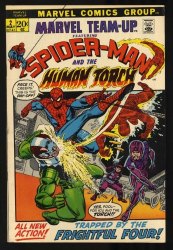 Cover Scan: Marvel Team-up #2 VF 8.0 Spider-Man Human Torch! - Item ID #433373