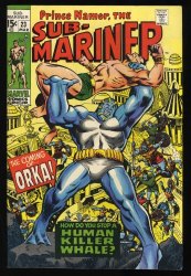 Cover Scan: Sub-Mariner #23 VF- 7.5 1st Appearance Orka! - Item ID #433421