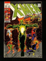 Cover Scan: X-Men #55 VG- 3.5 2nd Appearance Havok! Living Pharoah! Avenging Angel! - Item ID #433666